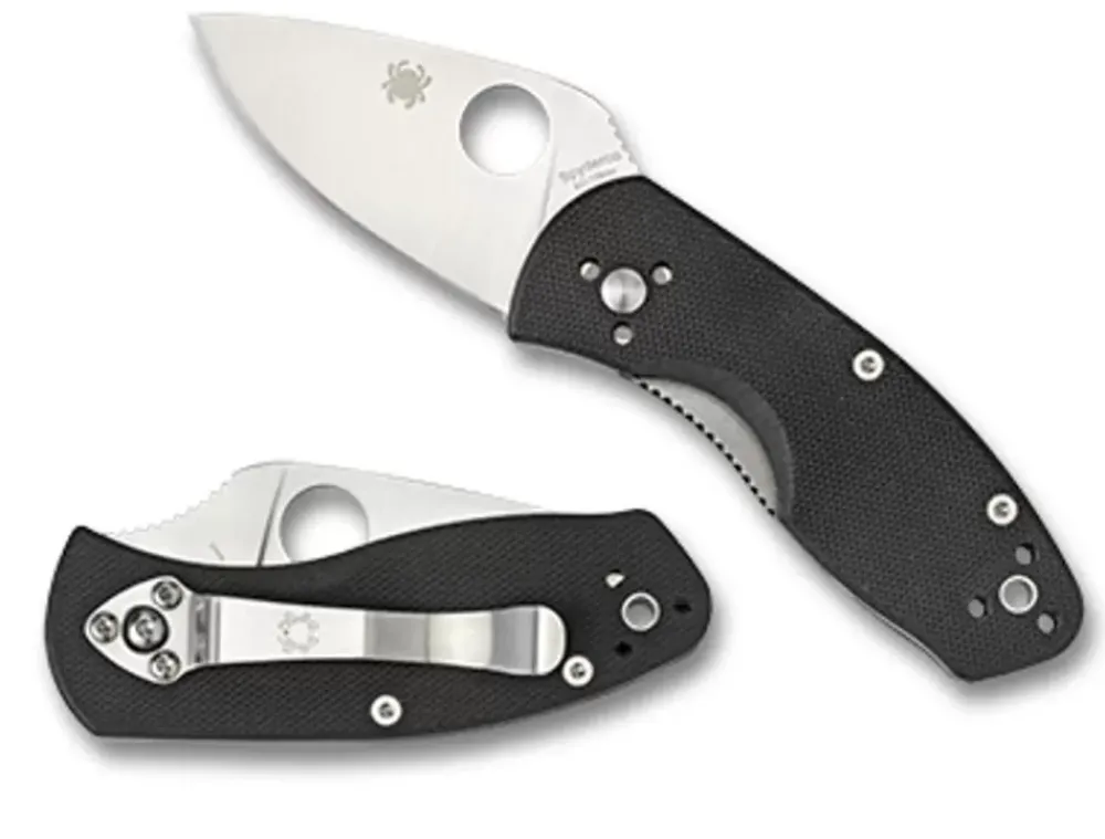 Spyderco Ambitious™ G-10 Black* Clipit