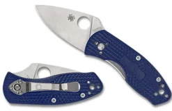 Spyderco Ambitious™ Lightweight Blue Cpm S35Vn* Clipit