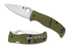 Spyderco Caribbean™ G-10 Black/Yellow Leaf* Clipit