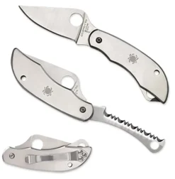Spyderco Clipitool® Plain/Serrated* Non-Locking Folding