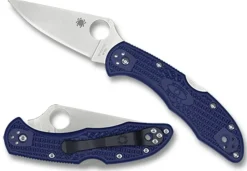 Spyderco Delica® 4 Blue Frn M390 Exclusive* Exclusives