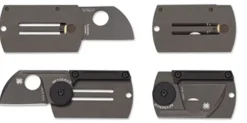 Spyderco Dog Tag Folder Aluminum Black Blade* Archived Products