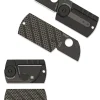 Spyderco Dog Tag Folder Cf/G-10 Laminate Black* Non-Locking Folding