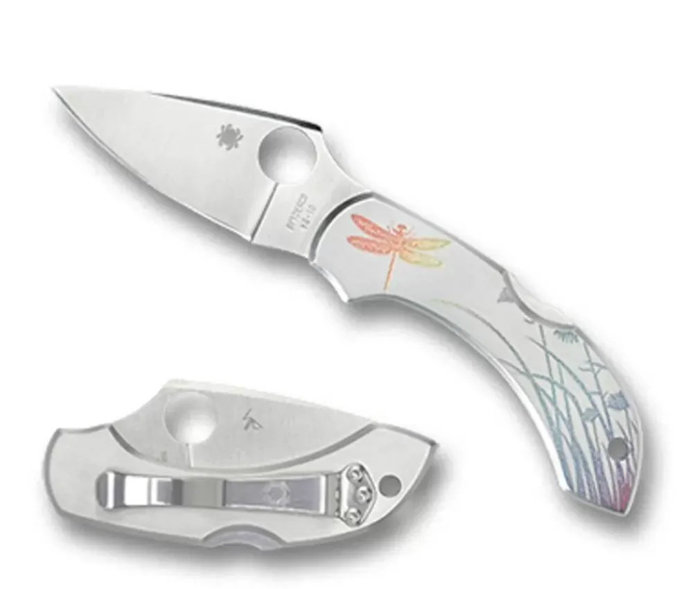 Spyderco Dragonfly™ Stainless Tattoo* Clipit
