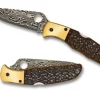 Spyderco Endura® Damascus Jigged Bone Sprint Run™* Archived Products