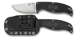 Spyderco Enuff™ Frn Black Clip Point* Fixed Blades