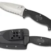 Spyderco Jumpmaster™ 2 Frn Black* Fixed Blades