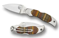 Spyderco Kopa™ Stacked Wood* Archived Products