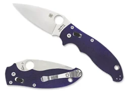 Spyderco Manix® 2 Dark Blue G-10 Cpm S110V* Clipit
