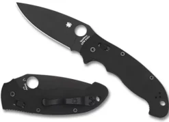 Spyderco Manix® 2 Xl Black G-10/Black Blade* Clipit