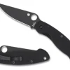 Spyderco Military™ Model G-10 Black/Black Blade* Clipit