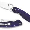 Spyderco Military™ Model G-10 Dark Blue Cpm S110V* Clipit