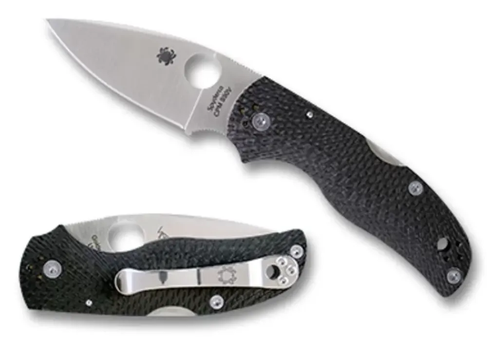 Spyderco Native® 5 Fluted Carbon Fiber Cpm S90V* Clipit