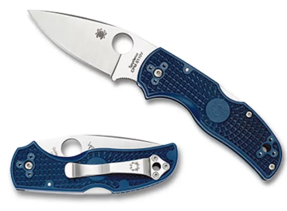Spyderco Native® 5 Frn Dark Blue Cpm S110V* Clipit