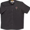 Spyderco Orvis® Men'S Tech Chambray Black Work Shirt Short Sleeve* Accessories