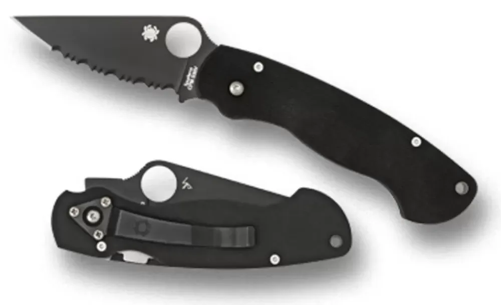 Spyderco Para Military® Black Blade* Archived Products