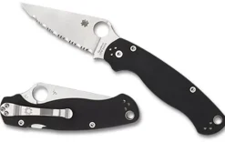 Spyderco Para Military® 2 Black G-10 Spyderedge™* Clipit
