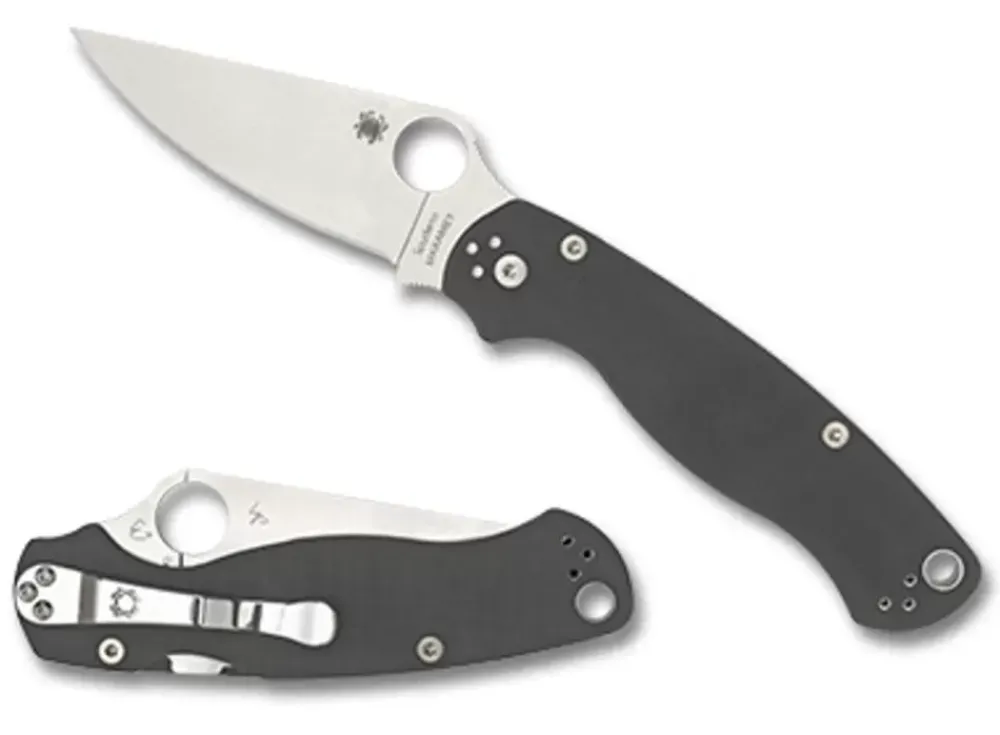 Spyderco Para Military® 2 G-10 Dark Gray Maxamet* Clipit