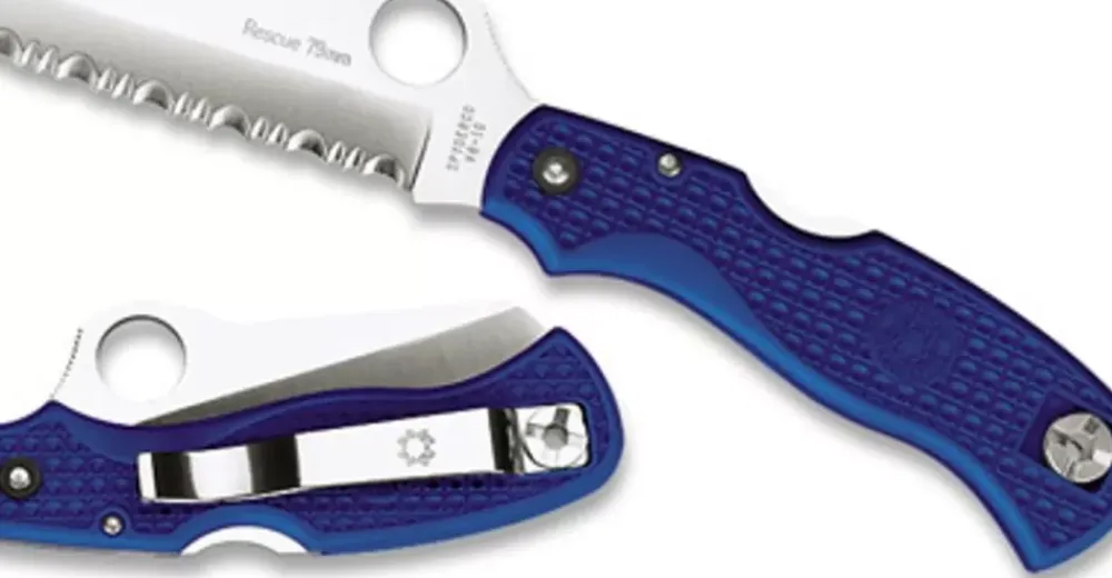 Spyderco Rescue 79Mm™ Blue Frn* Archived Products
