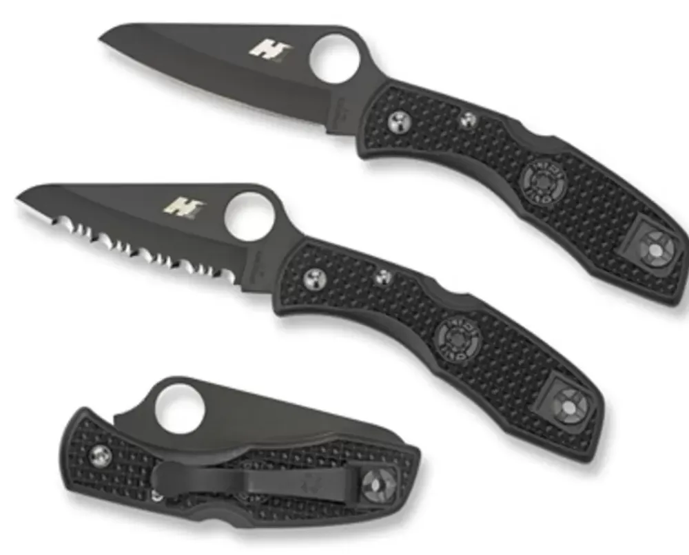 Spyderco Salt® 1 Frn Black/Black Blade* Archived Products