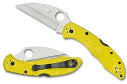 Spyderco Salt® 2 Frn Yellow Wharncliffe Plainedge™* Clipit