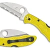 Spyderco Salt® 2 Frn Yellow Wharncliffe Spyderedge* Clipit