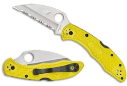 Spyderco Salt® 2 Frn Yellow Wharncliffe Spyderedge* Clipit