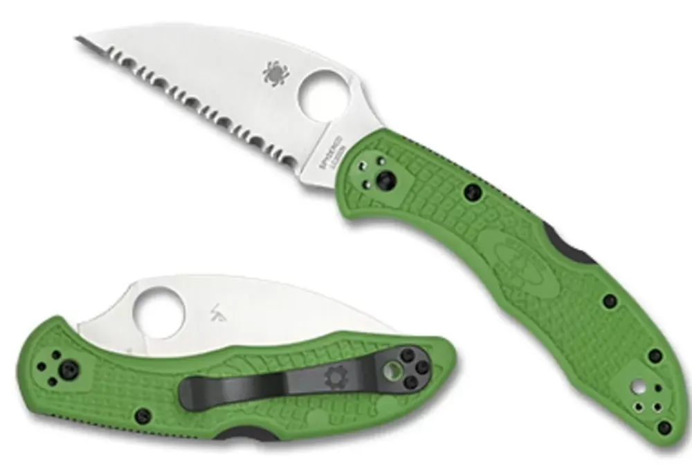 Spyderco Salt® 2 Green Lc200N Wharncliffe* Clipit