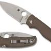 Spyderco Shaman® Brown G-10 Cpm® 15V® Sprint Run™* Archived Products