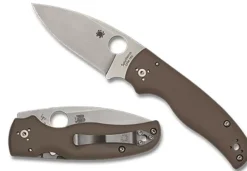 Spyderco Shaman® Brown G-10 Cpm® 15V® Sprint Run™* Archived Products