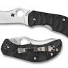 Spyderco Zulu Black Corrugated G-10 Handle* Archived Products