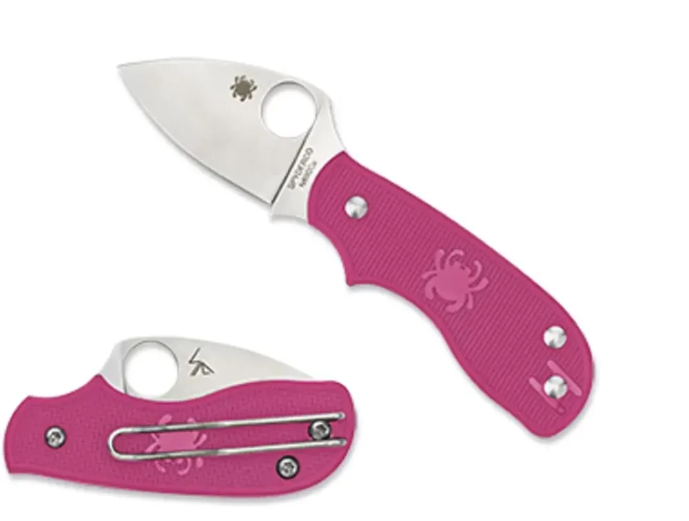 Spyderco Squeak™ Frn Pink* Non-Locking Folding