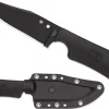 Spyderco Street Beat™ Frn Black/Black Blade* Fixed Blades
