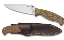 Spyderco Temperance™ 2 Canvas Micarta Brown* Archived Products