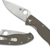 Spyderco Tenacious® Brown G-10 Cpm M4* Clipit