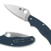 Spyderco Uk Penknife™ Blue Lightweight Cpm® Spy27®* Non-Locking Folding