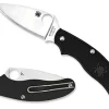 Spyderco Uk Penknife™ Frn Black Leaf* Non-Locking Folding