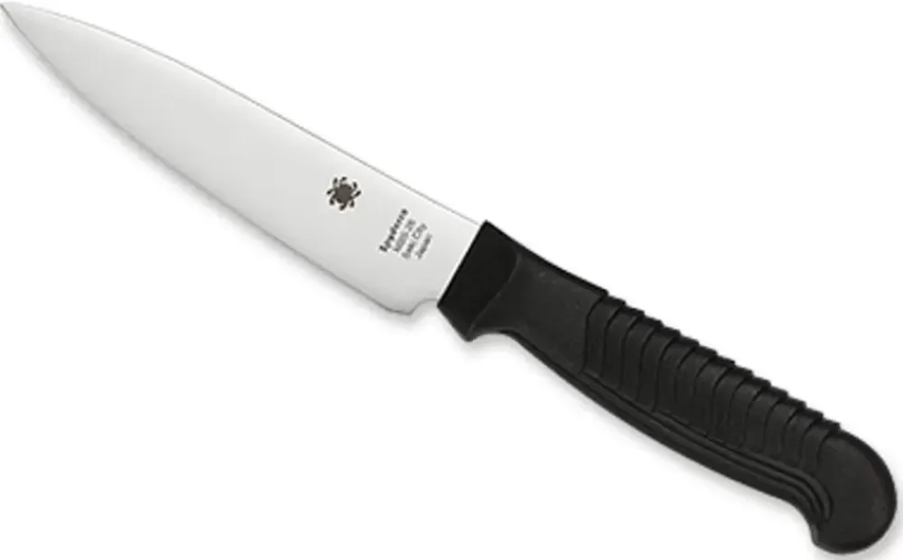 Spyderco Utility Knife 4.5" Polypropylene Black* Culinary
