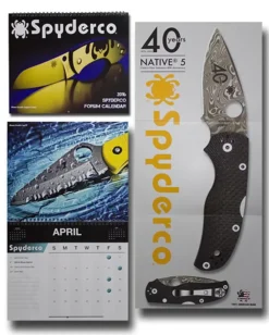 Spyderco 2016 Wall Calendar* Archived Products